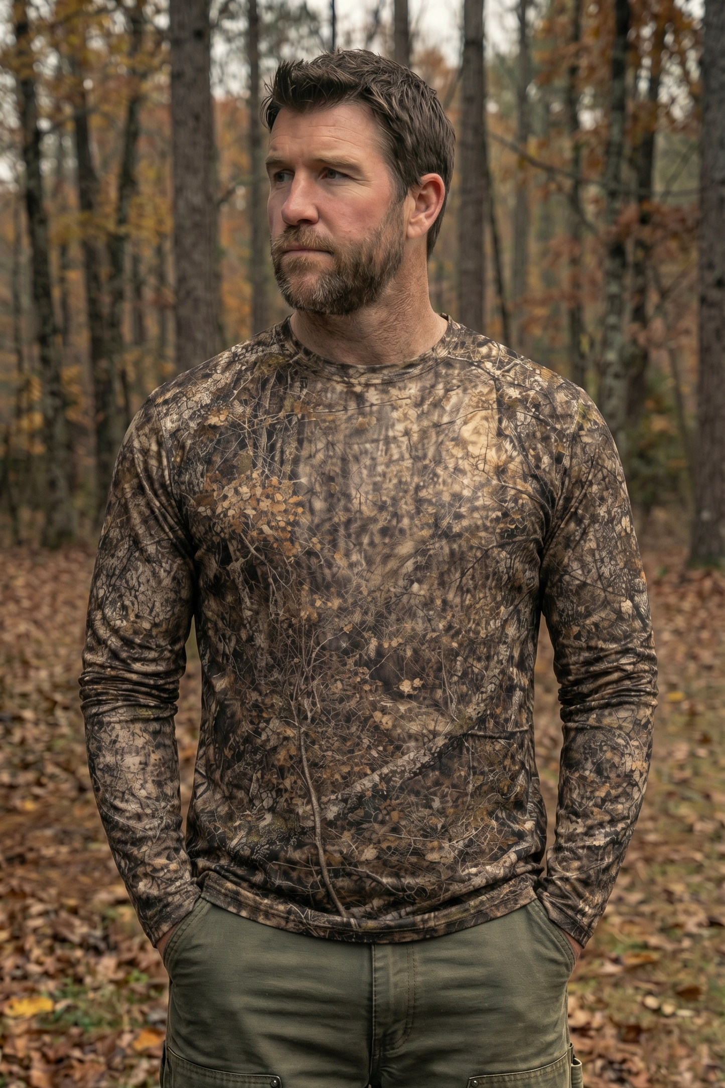 Performance Hunting Long Sleeve - Timber Phantom Buck - DOB02