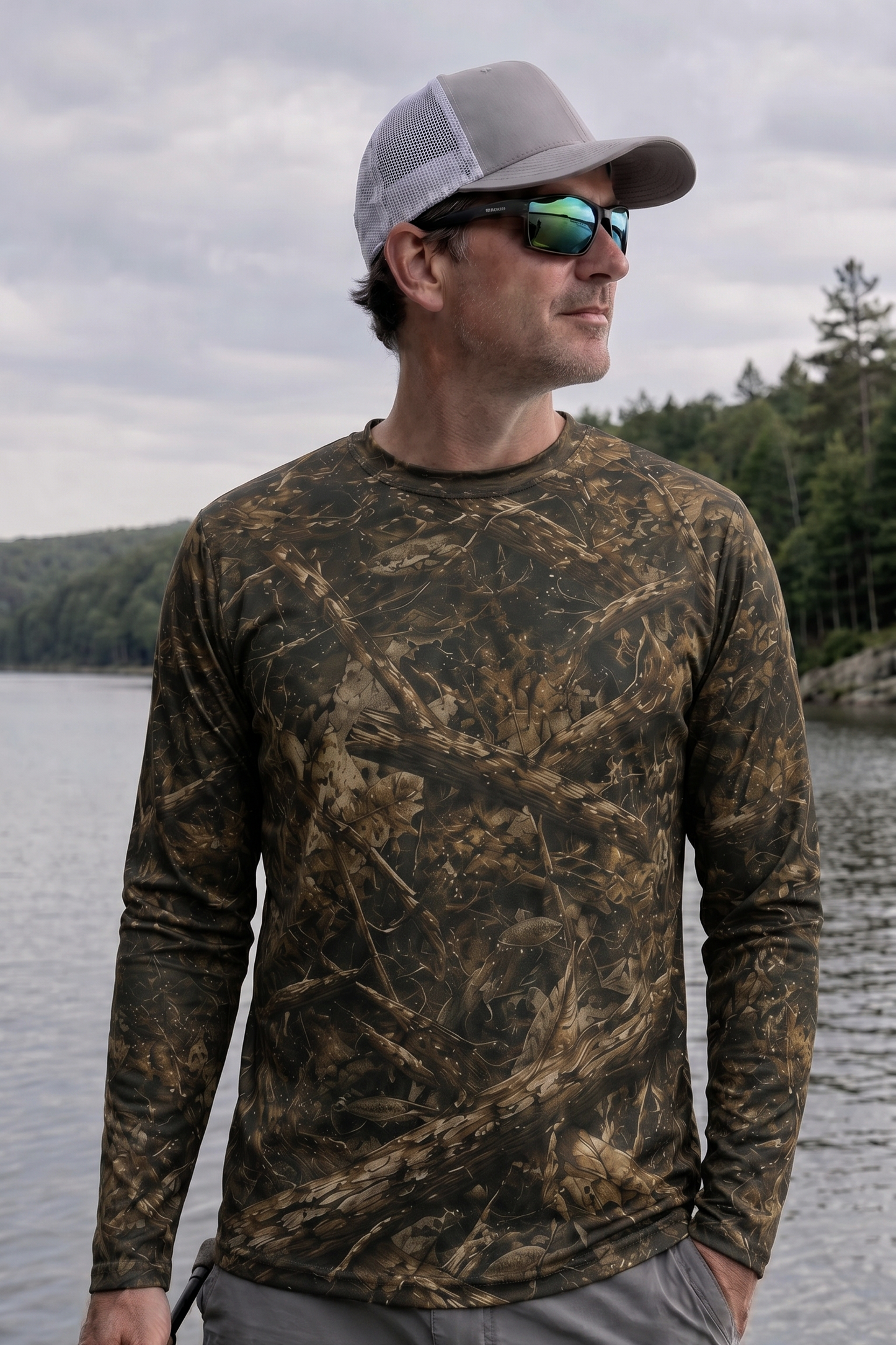 Performance Fishing Long Sleeve - Sunken Timber Flathead - TBT123