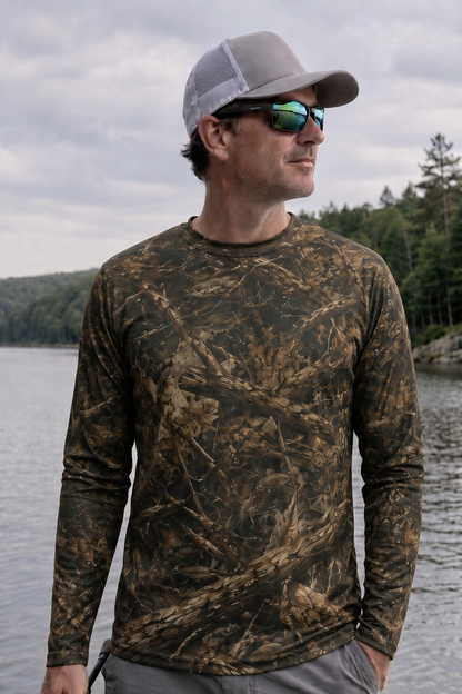 Performance Fishing Long Sleeve - Sunken Timber Flathead - TBT123