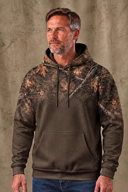 Performance Fleece-Lined Hoodie - Oak Forest Buck