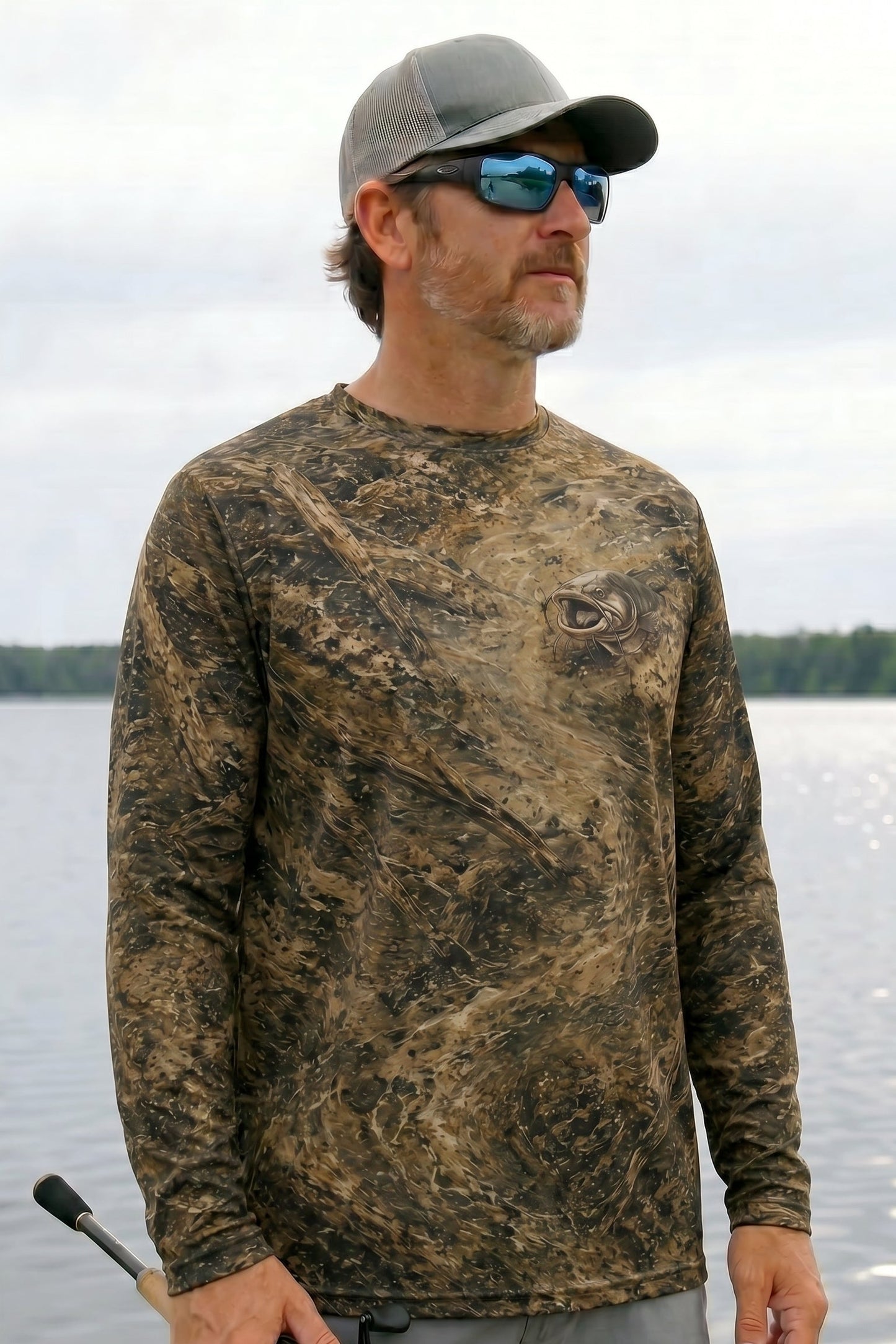 Performance Fishing Long Sleeve - Turbid Current Flathead - TBT124