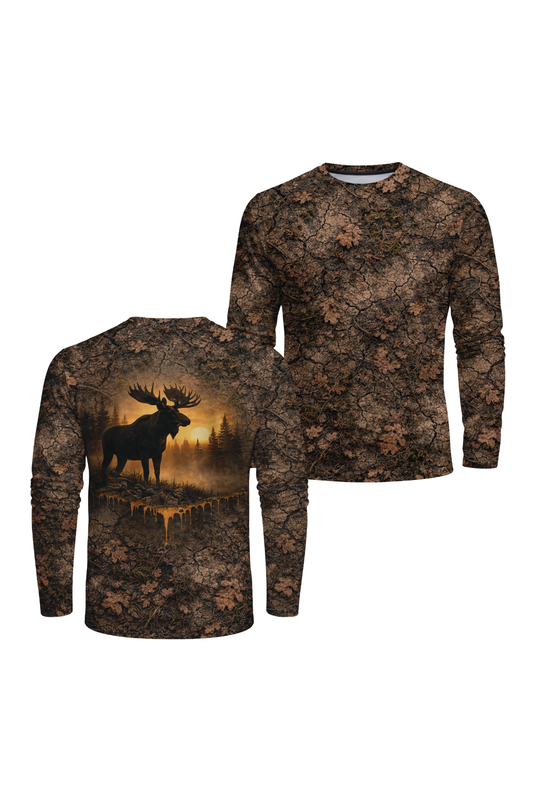 Performance Hunting Long Sleeve - Timber Moose Dusk - TD2B