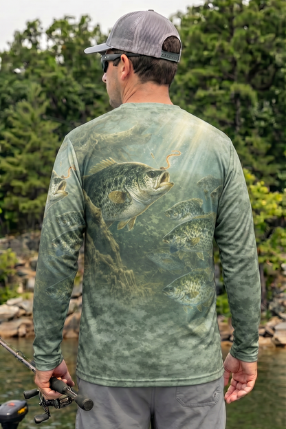Performance Fishing Long Sleeve - Stillwater Crappie School - TBT53