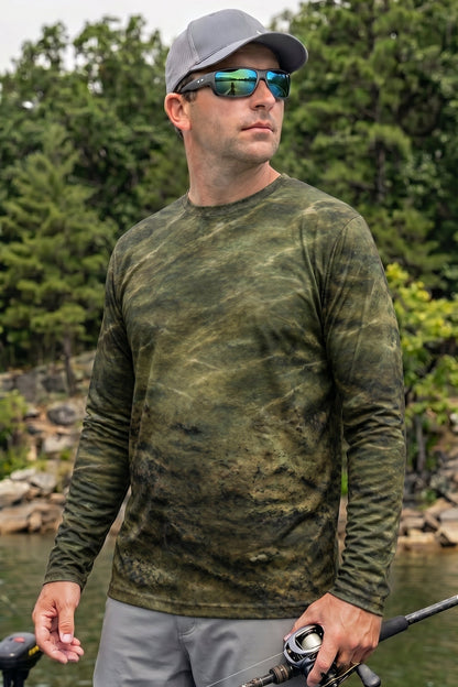 Performance Fishing Long Sleeve - Clay Timber Catfish - TBT60
