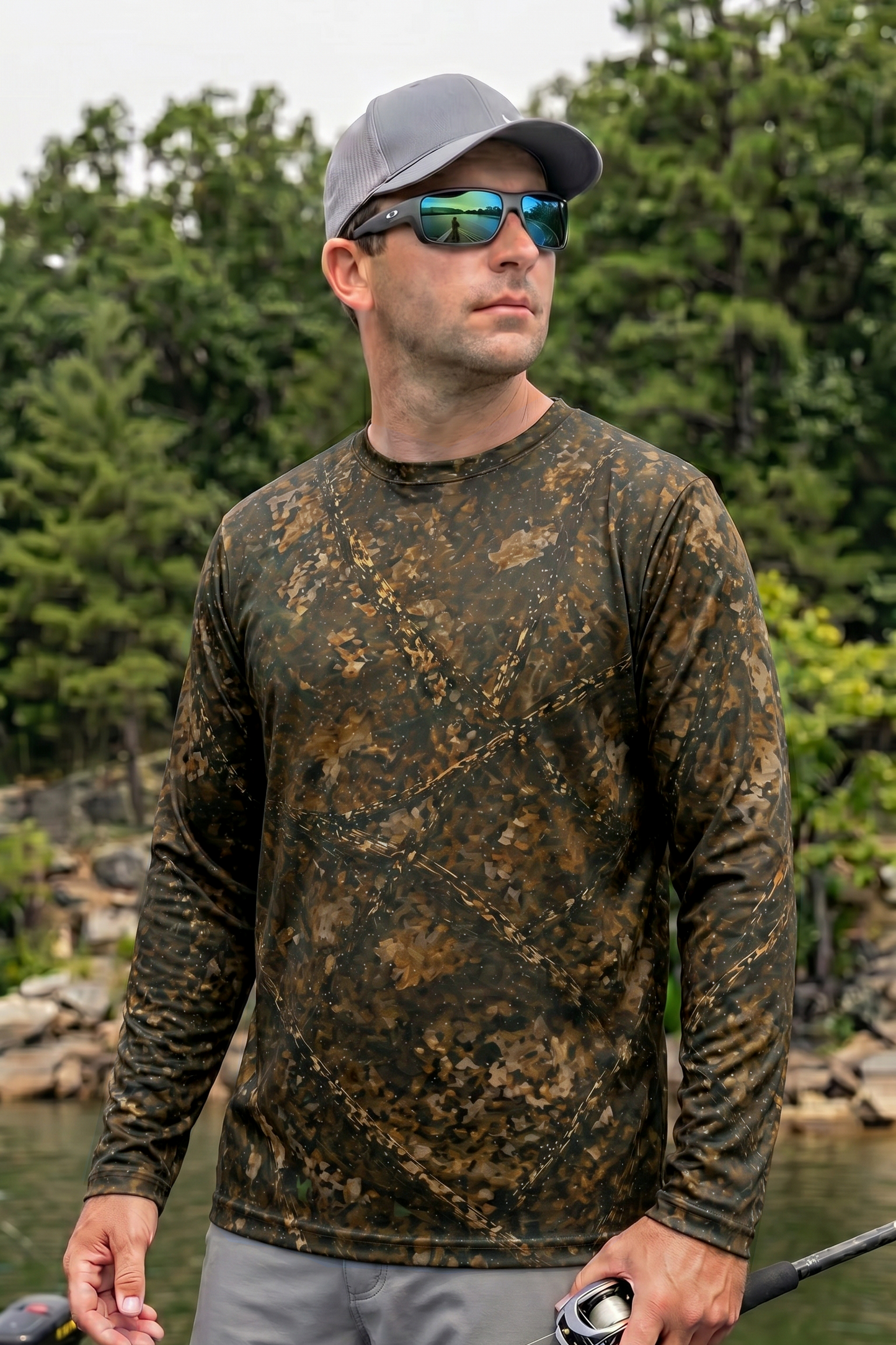 Performance Fishing Long Sleeve - Swamp Mud Catfish - TBT69