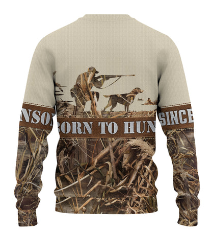 Personalized Waterfowl Hunting Knitted Apparel – Your Name, Your Legacy