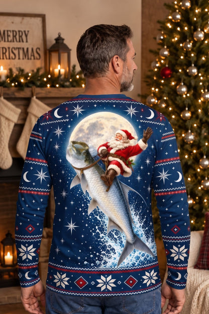Performance Fishing Long Sleeve - Christmas Tarpon Santa Ride - ULS782K
