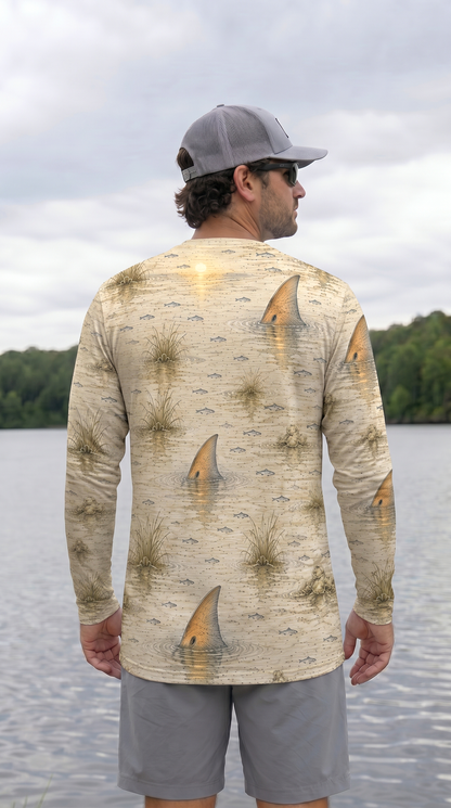 Performance Fishing Long Sleeve - Sunset Flats Redfish Pattern - RP04