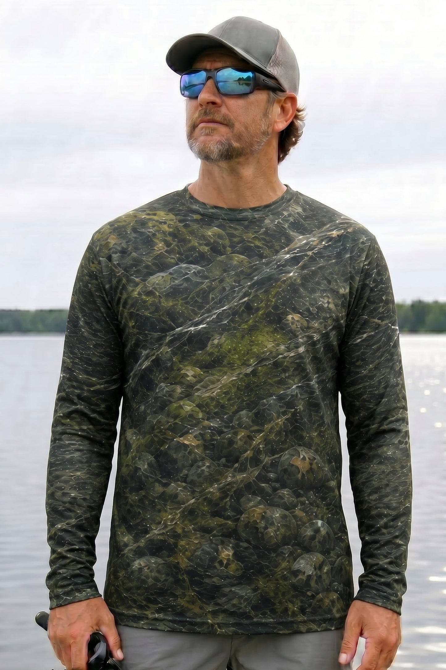Performance Fishing Long Sleeve - Raging Current Rainbow - TBT116