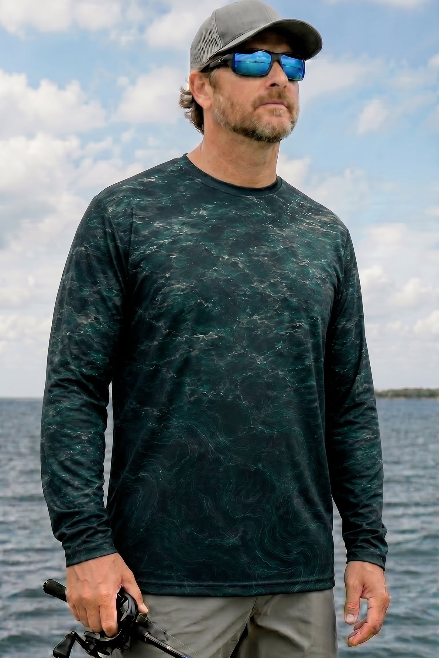 Performance Fishing Long Sleeve - Deep Dusk Musky - TBT111