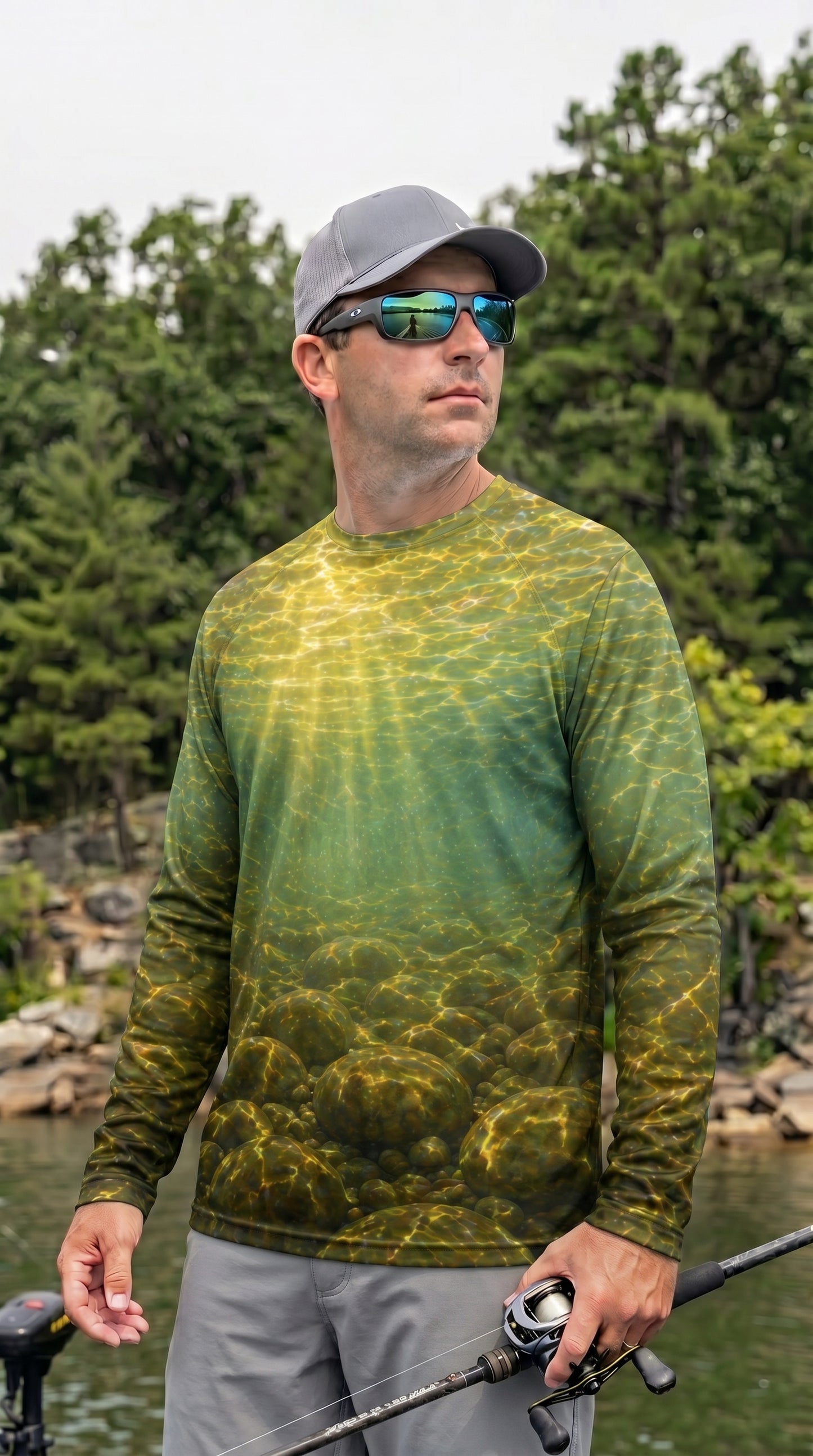 Performance Fishing Long Sleeve - Gravel Run Rainbow - TBT71