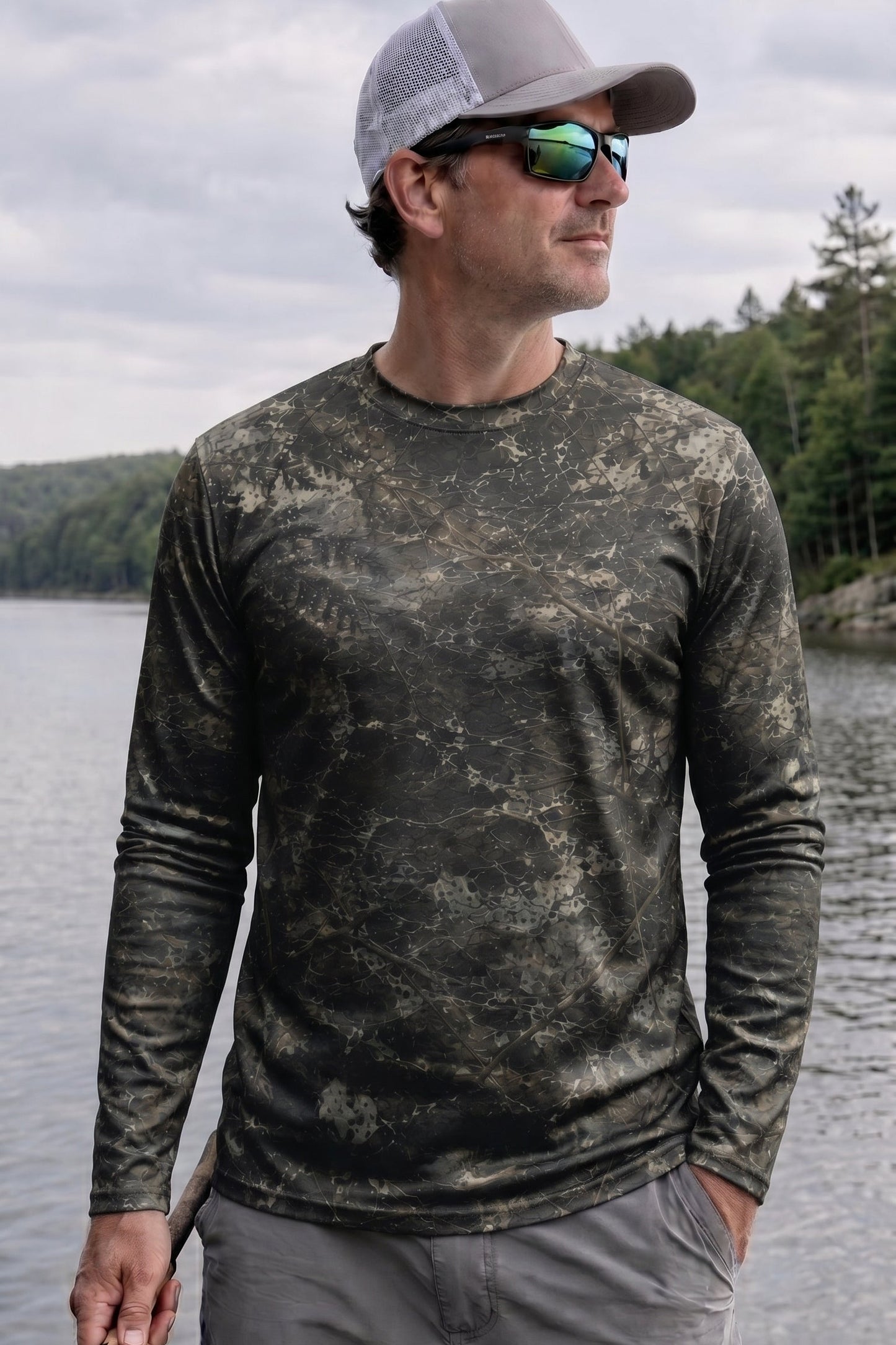 Performance Fishing Long Sleeve - River Steelhead Rush - TBT103