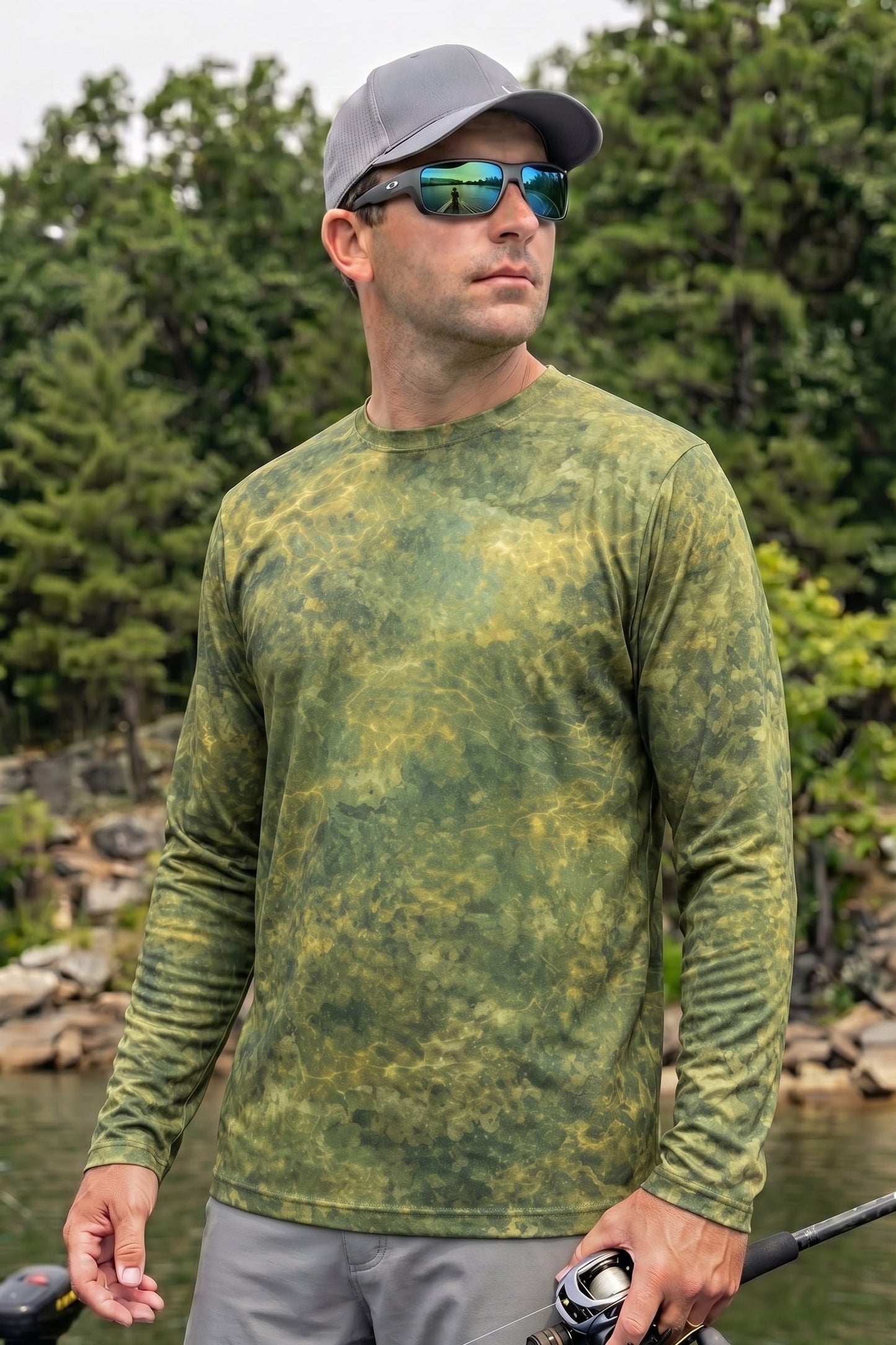 Performance Fishing Long Sleeve - Golden Timber Crappie - TBT49
