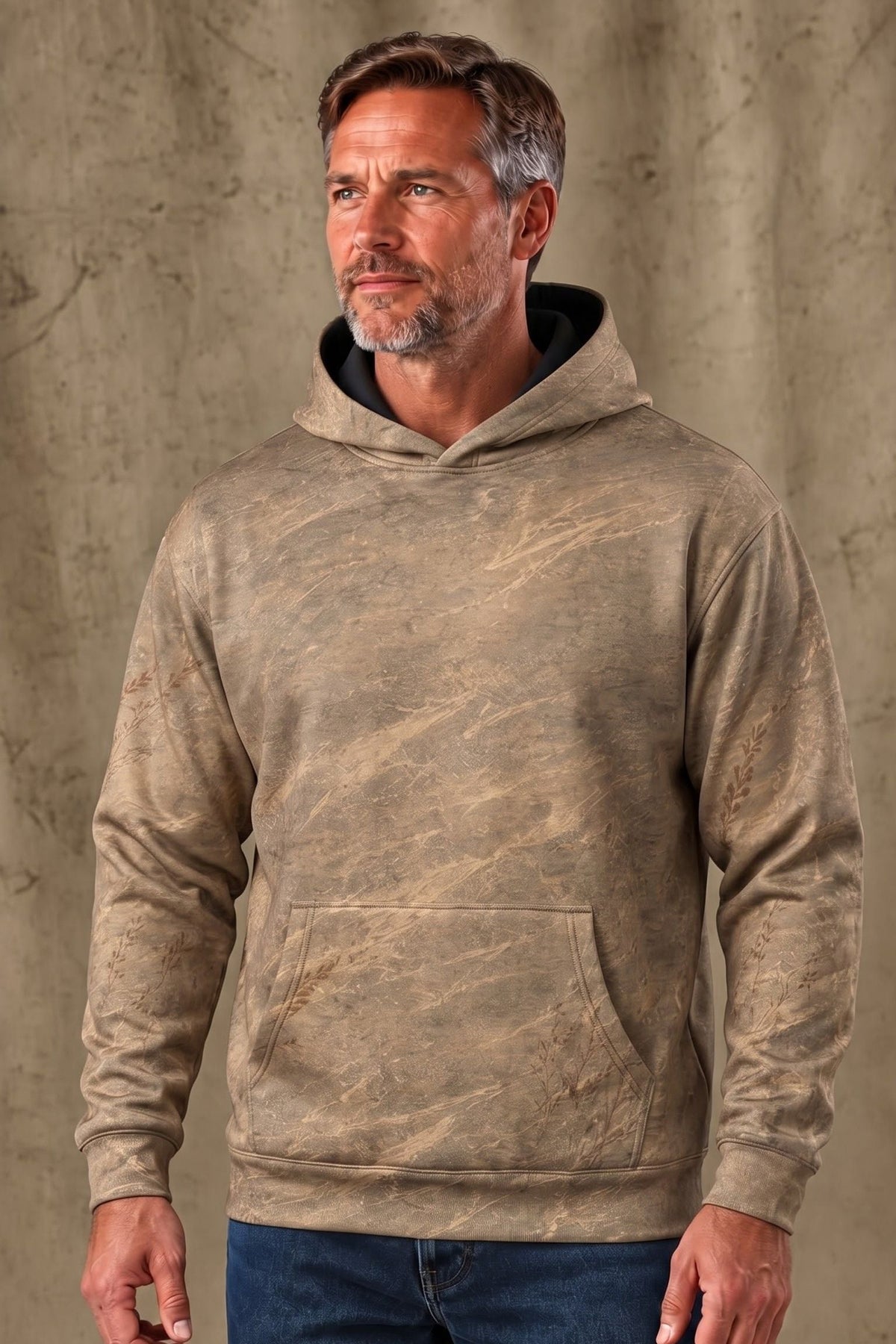 Performance Fleece-Lined Hoodie - Golden Pheasant Flush
