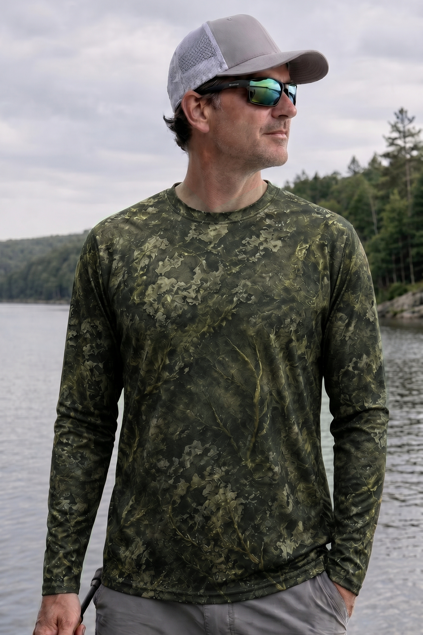 Performance Fishing Long Sleeve - Swamp Pike Strike - TBT93