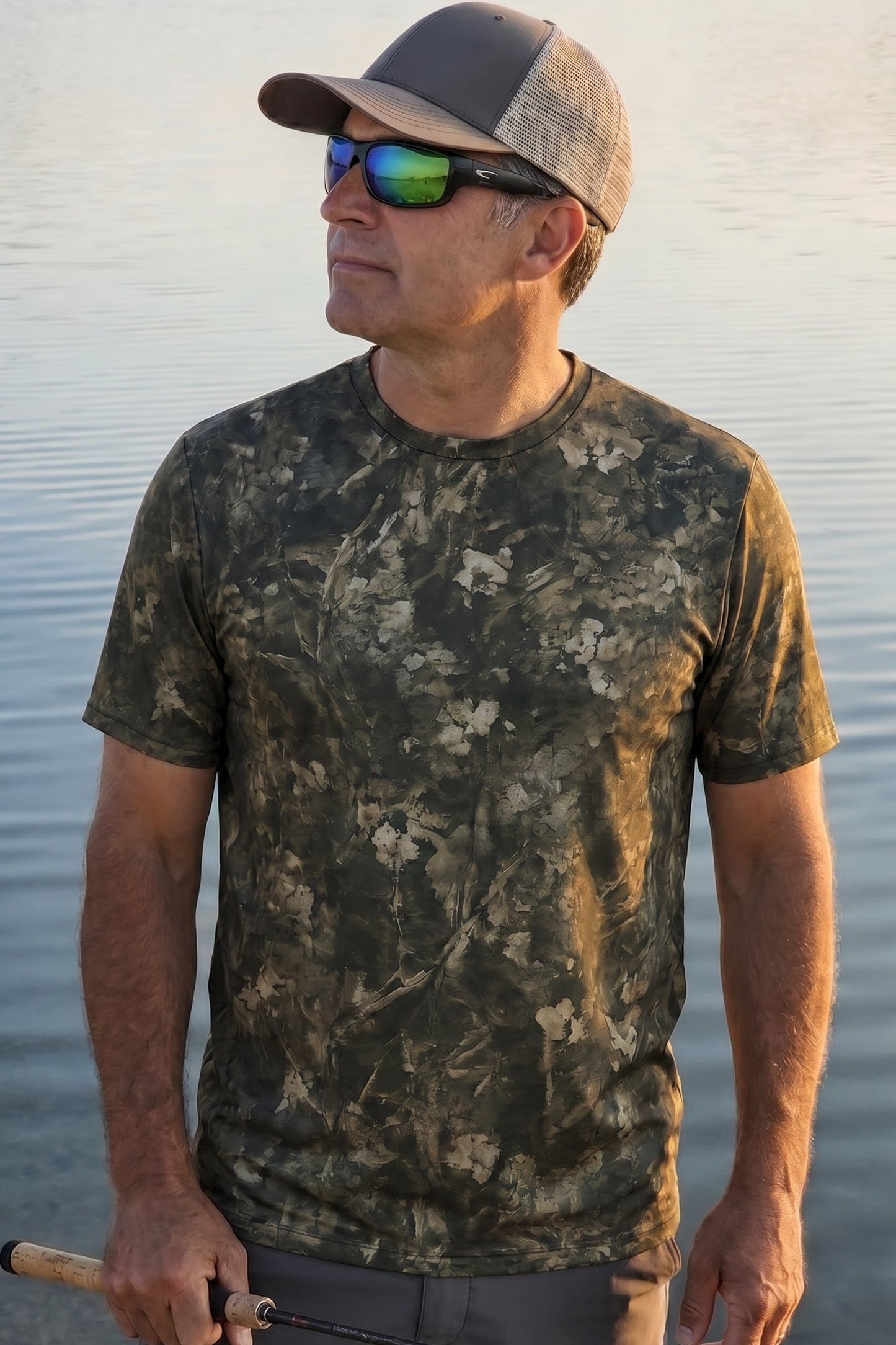 Pro Fishing Short Sleeve - Bottomland Pike Strike  - AOF24
