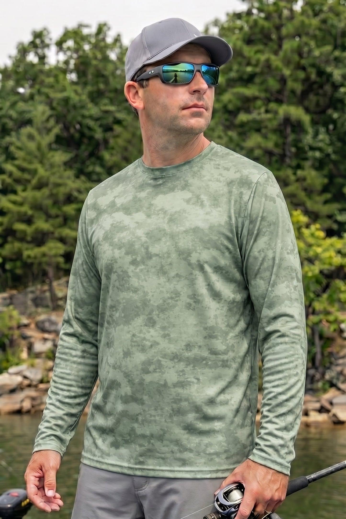 Performance Fishing Long Sleeve - Timber Bass Lure - TBT43