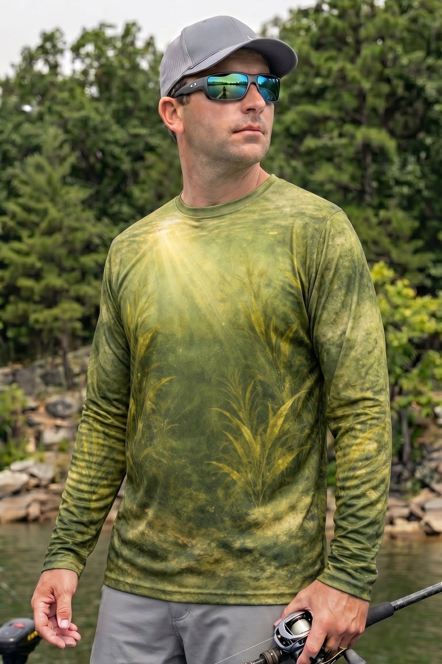 Performance Fishing Long Sleeve - Marsh Pike Ambush - TBT57