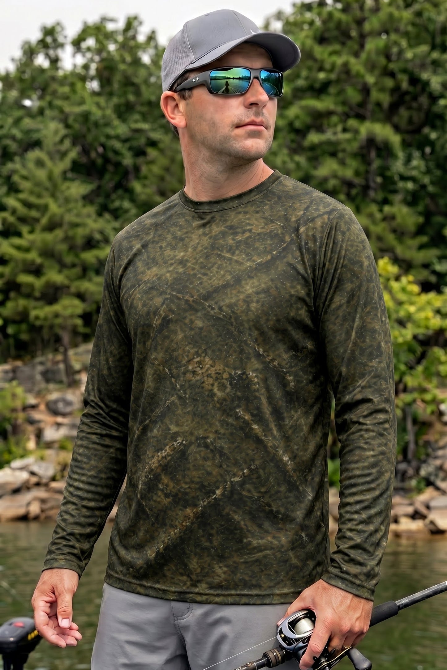 Performance Fishing Long Sleeve - Swamp Mud Catfish - TBT67