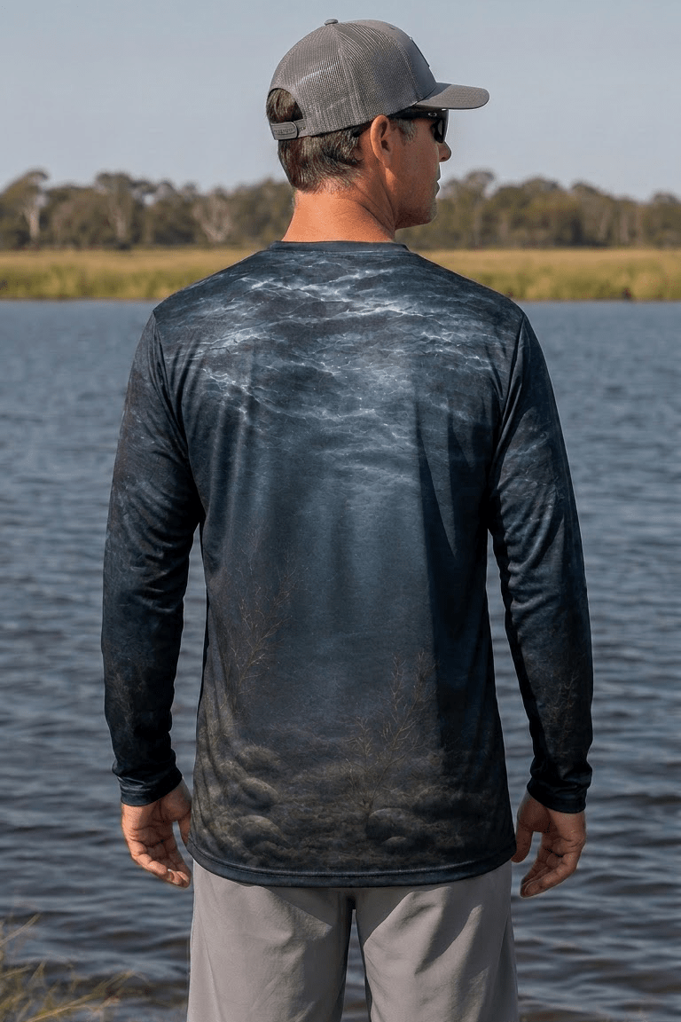 Performance Fishing Long Sleeve - Walleye Strike - Front Version