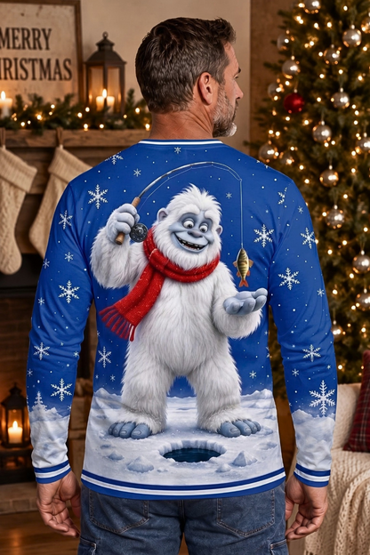 Performance Fishing Long Sleeve - Frosty Yeti Ice Fishing - ULS635K