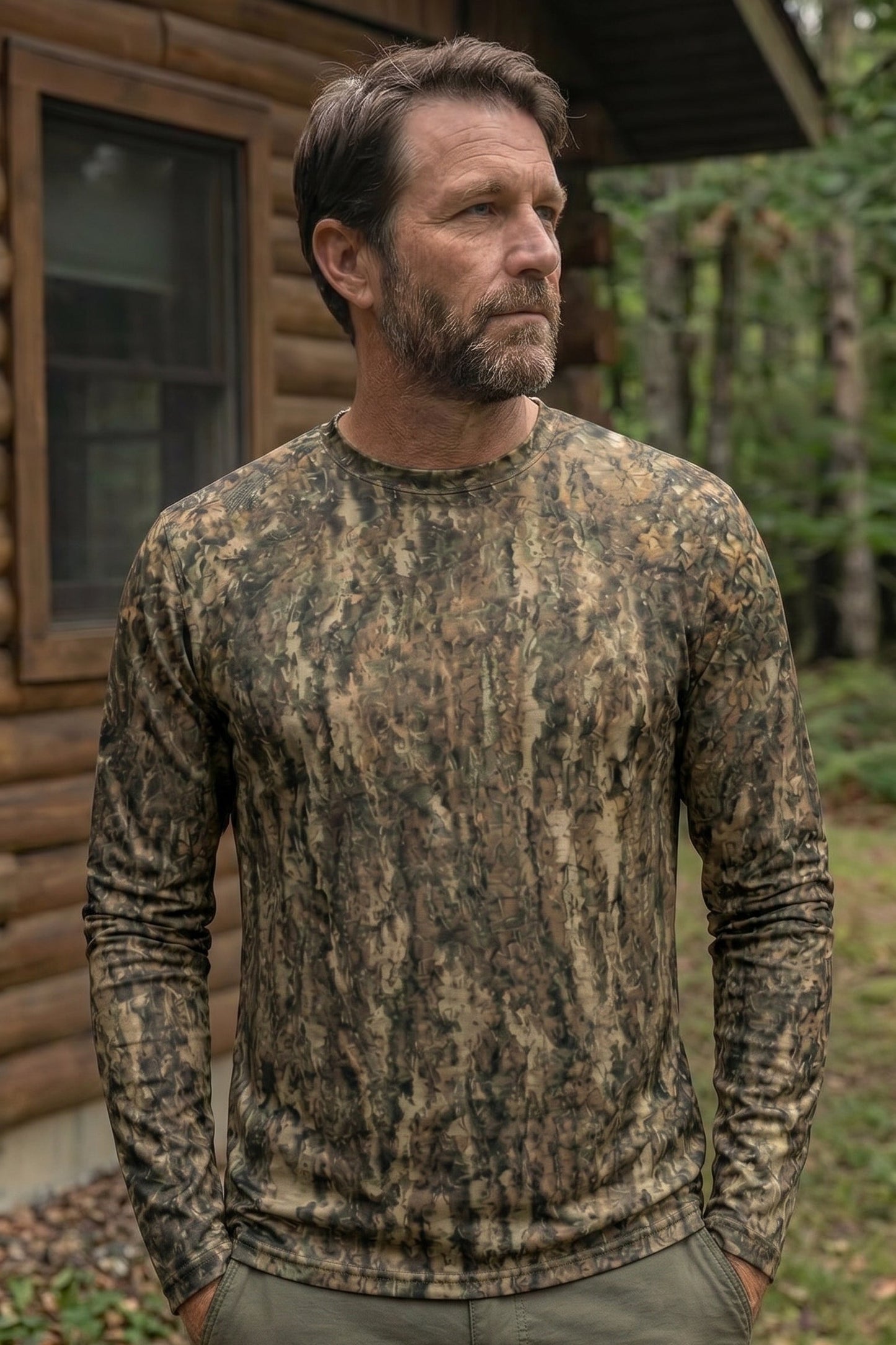 Performance Hunting Long Sleeve - Last Light Whitetail - AOD03