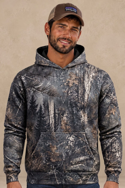 Performance Fleece-Lined Hoodie – Mistline Stag