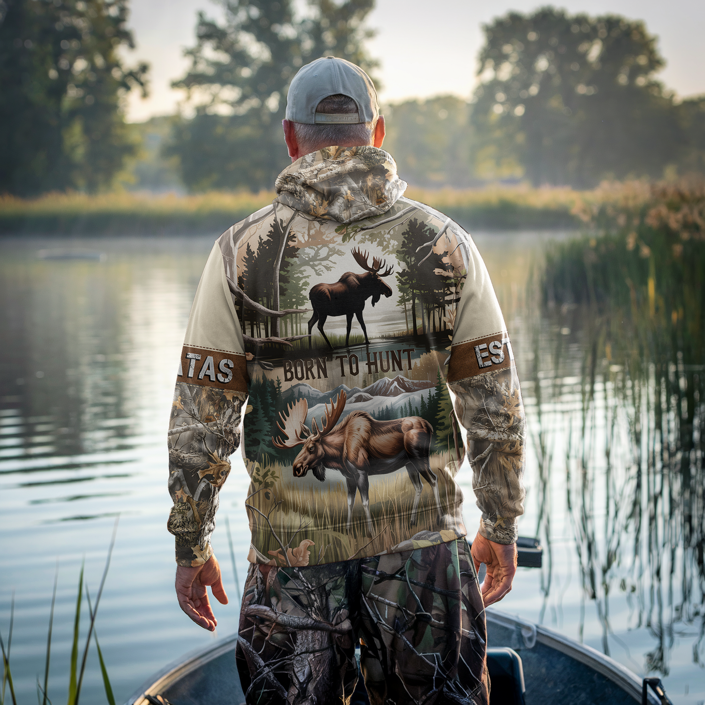 Bull Moose Wilderness Personalized Hoodie