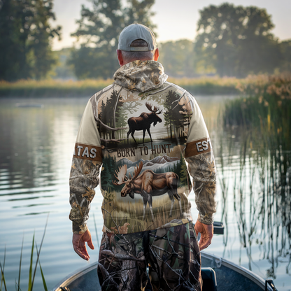 Bull Moose Wilderness Personalized Hoodie