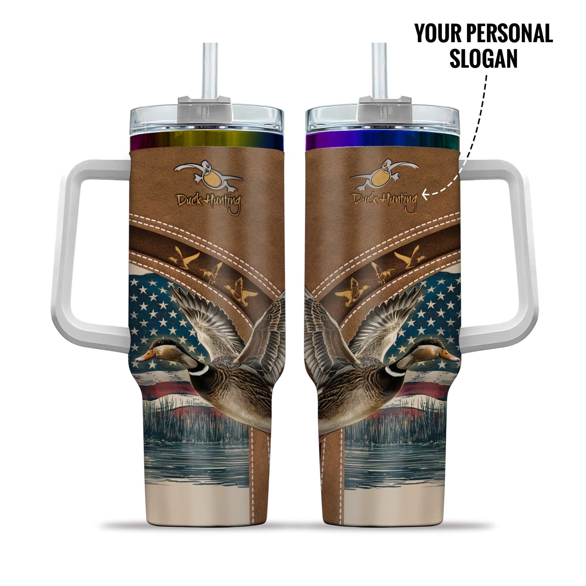 Duck Hunting Glory Personalized 40oz Tumbler - The Deerly