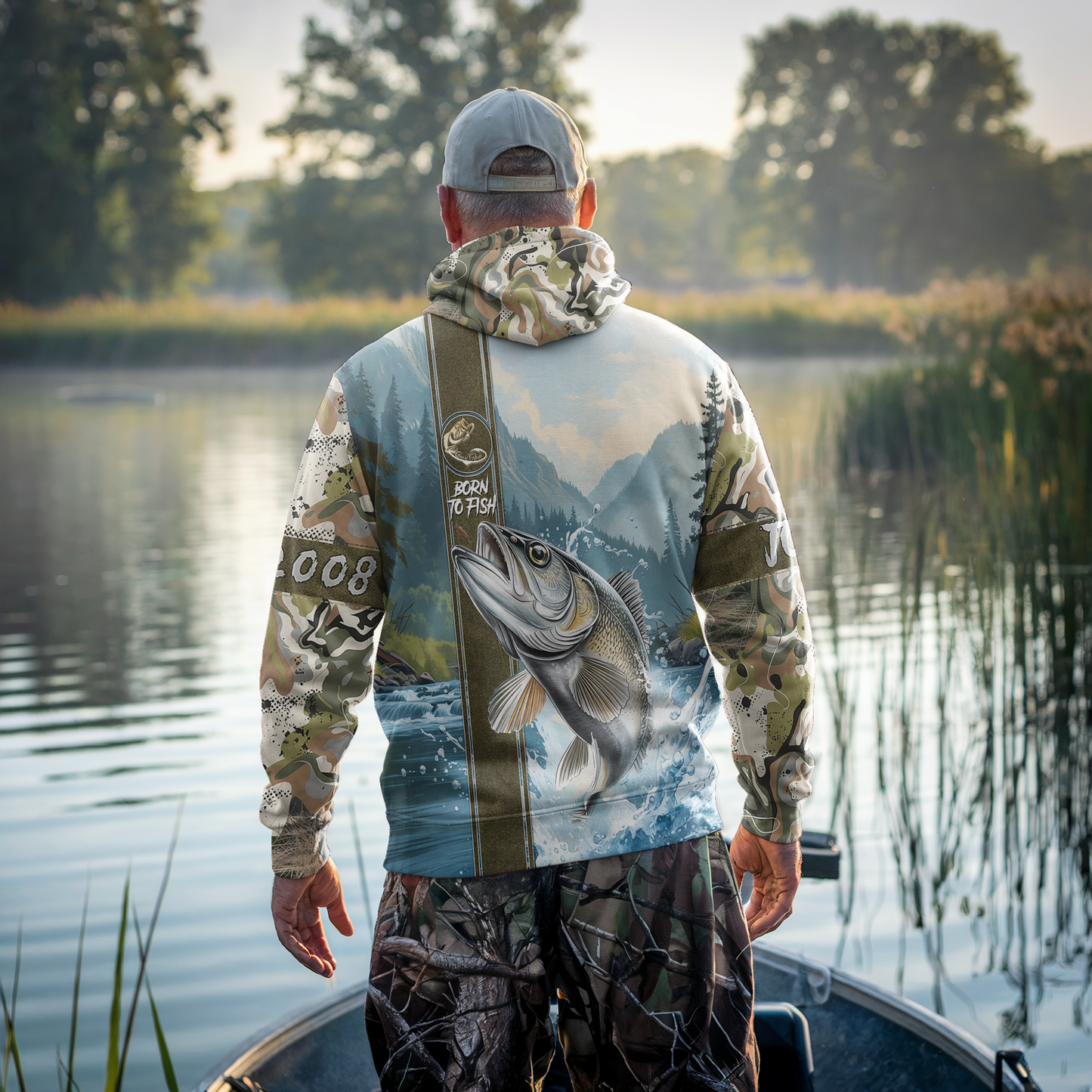 Walleye Warrior Personalized Hoodie