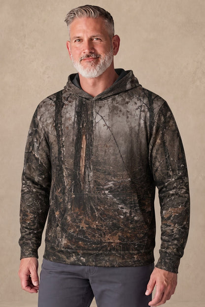 Performance Fleece-Lined Hoodie - Dark Oak Whitetail