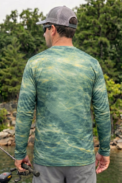 Performance Fishing Long Sleeve - Golden Marsh Bass - TBT46