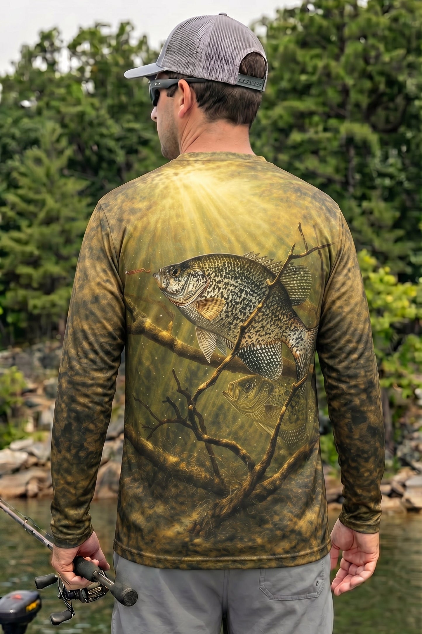 Performance Fishing Long Sleeve - Sunlit Timber Crappie - TBT52