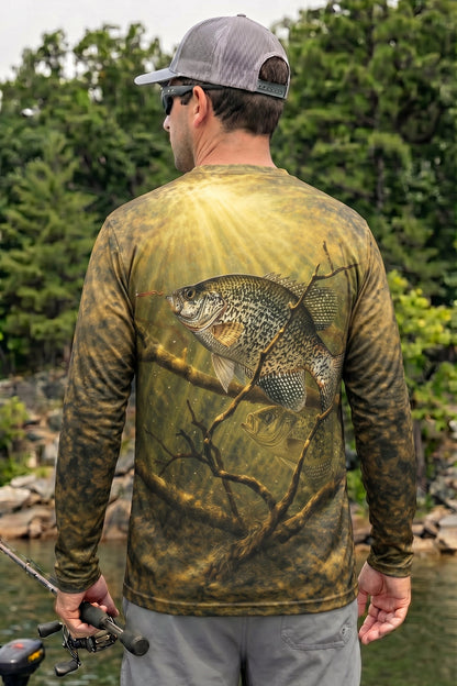 Performance Fishing Long Sleeve - Sunlit Timber Crappie - TBT52