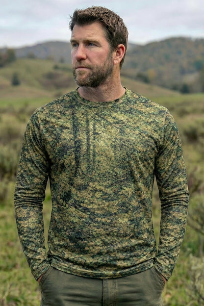 Performance Hunting Long Sleeve - Emerald Light Strut - SRT07