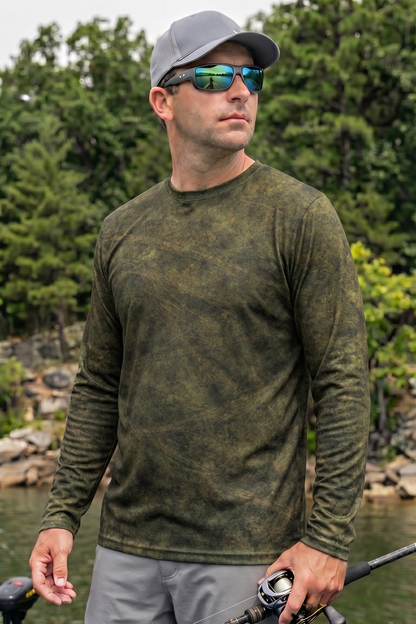 Performance Fishing Long Sleeve - River Moss Catfish - TBT40
