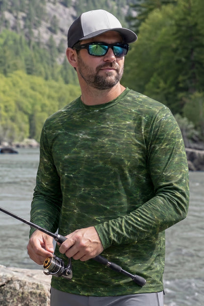Performance Fishing Long Sleeve - River Rock Rainbow - TBT78