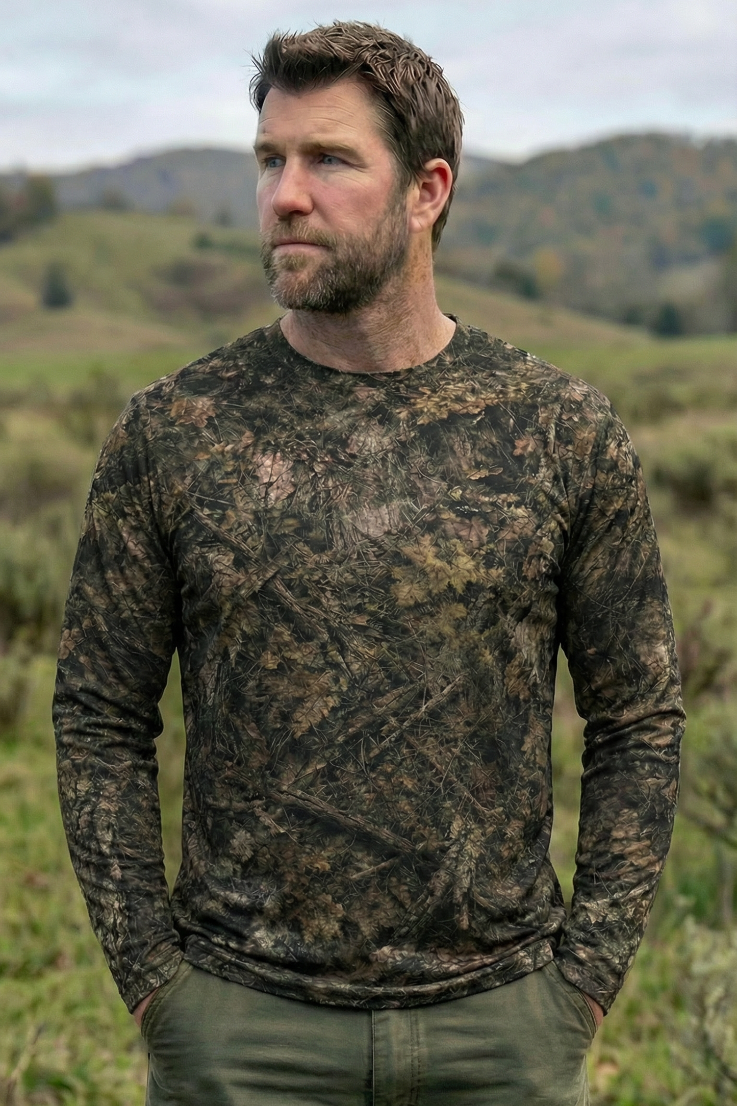 Performance Hunting Long Sleeve - Timber Wolf Dusk - TBT29