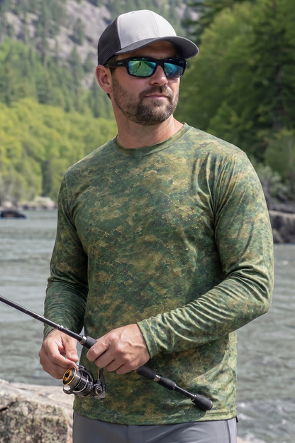 Performance Fishing Long Sleeve - Sunlit Creek Rainbow - TBT80