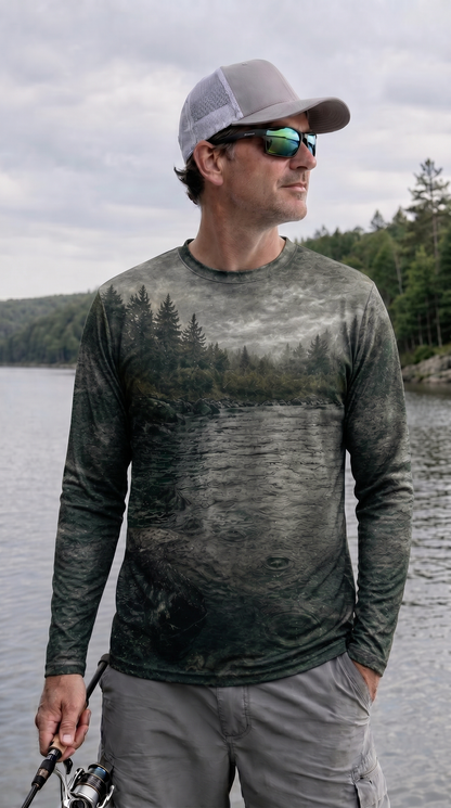 Performance Fishing Long Sleeve - Brook Trout Current Camo - RT17