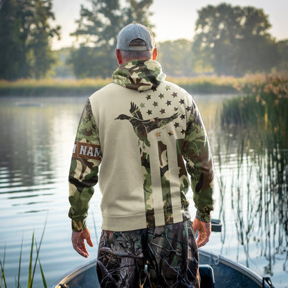 Duck Hunting Hoodie - Personalized Camo Design & Warm Gear