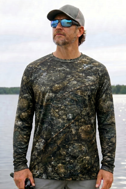 Performance Fishing Long Sleeve - Rapid Trout Timber - TBT106