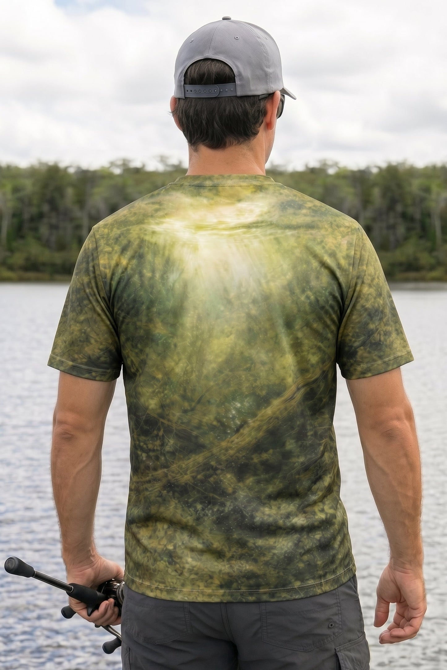 Pro Fishing Short Sleeve - Timber Bass Sunray  - AOF19