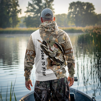 Bass Camo Warrior Personalized Hoodie