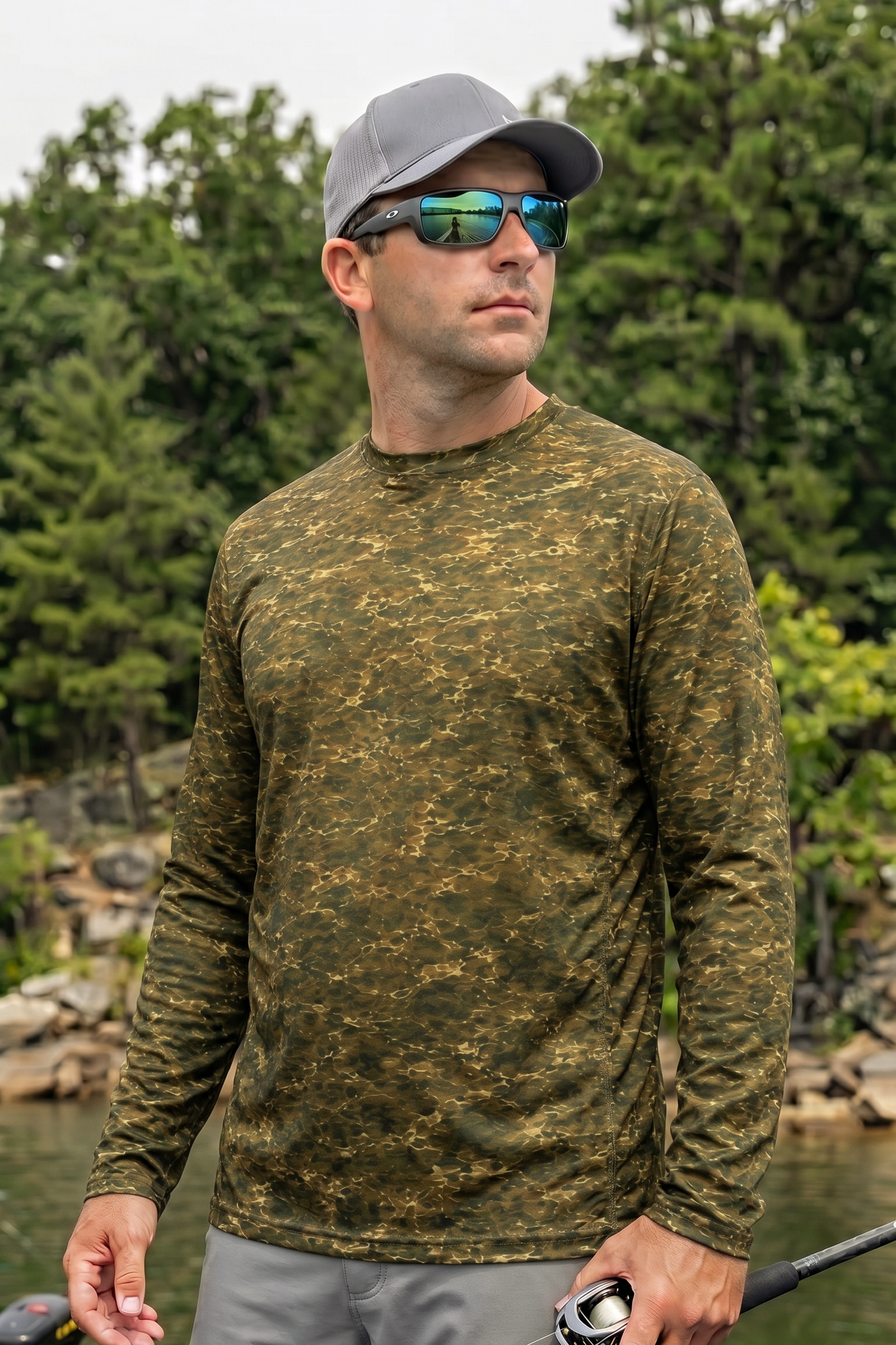 Performance Fishing Long Sleeve - Bottomland Mud Carp - TBT86