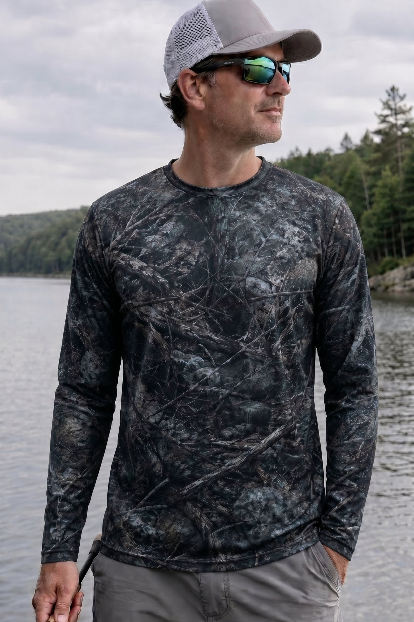 Performance Fishing Long Sleeve - River Steelhead Timber - TBT104
