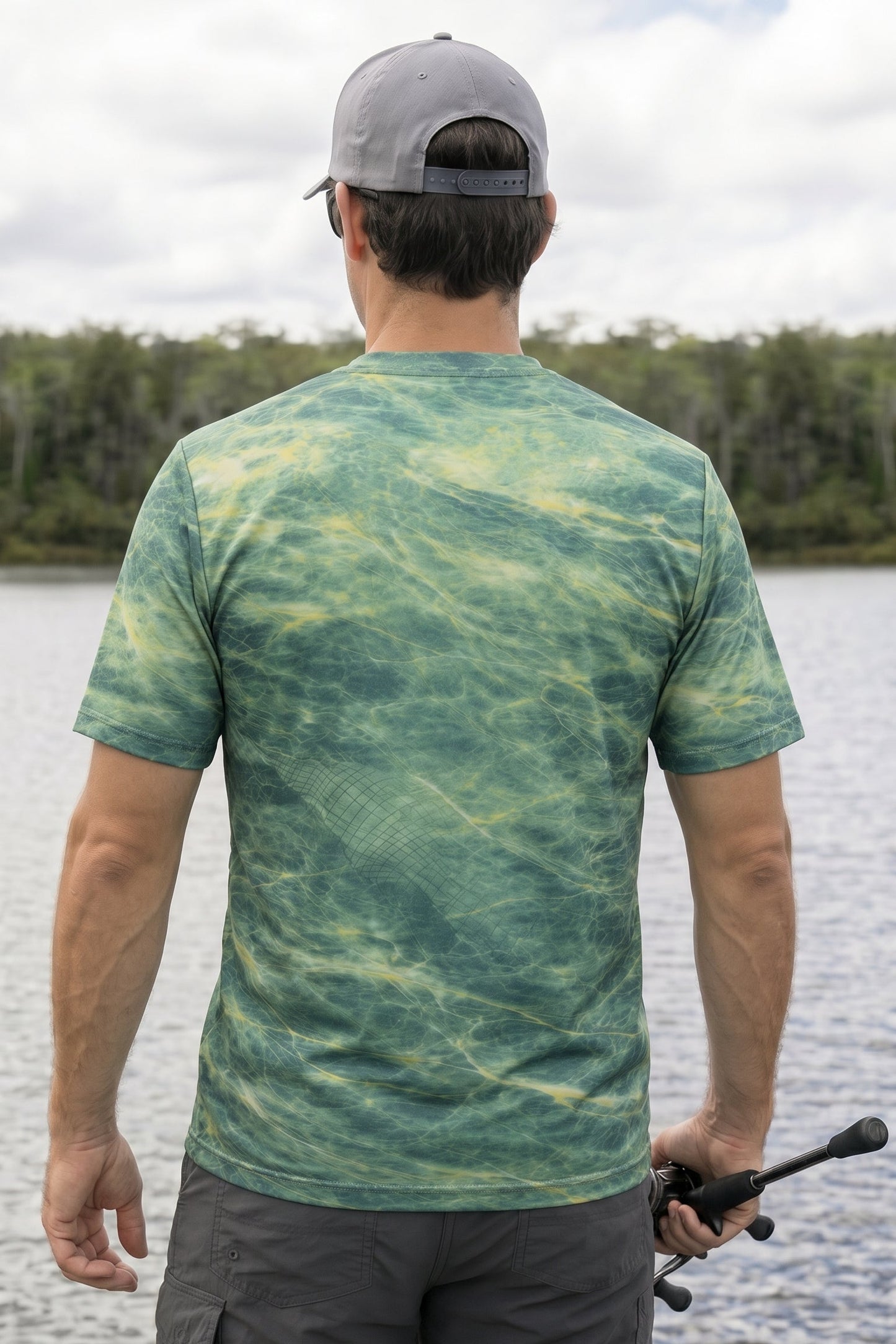 Pro Fishing Short Sleeve - Golden Marsh Bass - AOS22