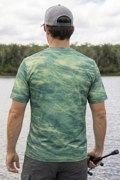 Pro Fishing Short Sleeve - Golden Marsh Bass - AOS22