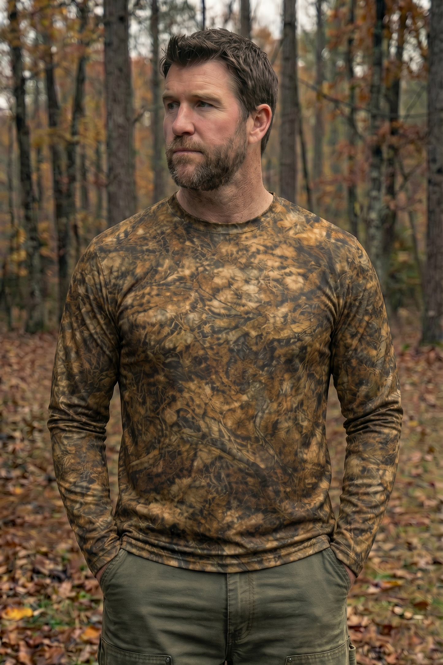 Performance Hunting Long Sleeve - Golden Gobble Watch - SRT18